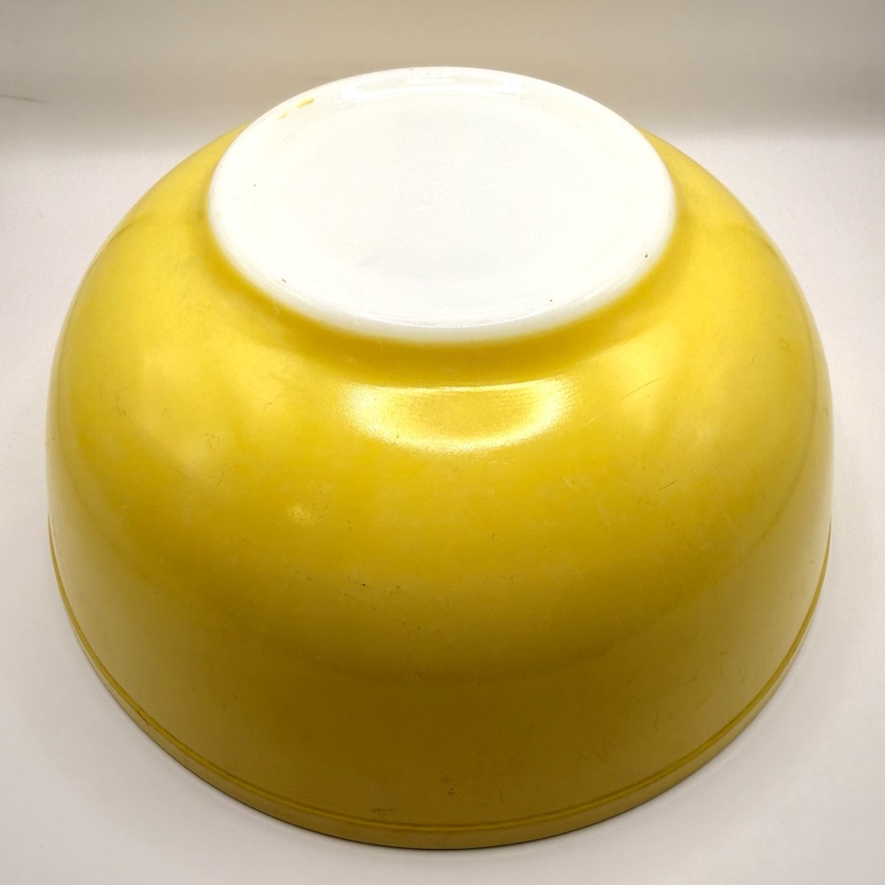 Vintage Yellow Mixing Bowl